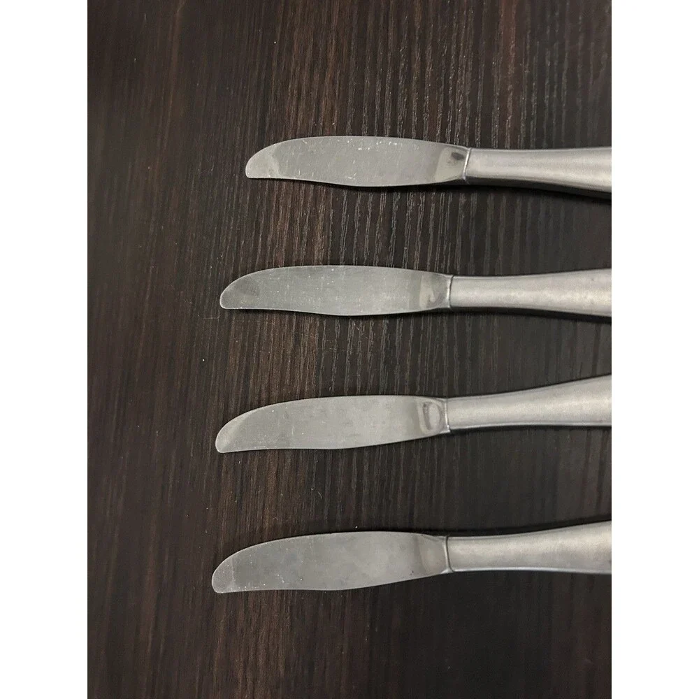Set of 4 Oneida Royal Harvest Dinner Knives 8.5 Inch Wm Rogers Premier Stainless